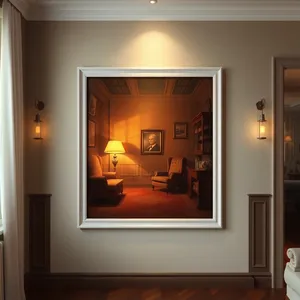 Library Wall Art Mockup Generator